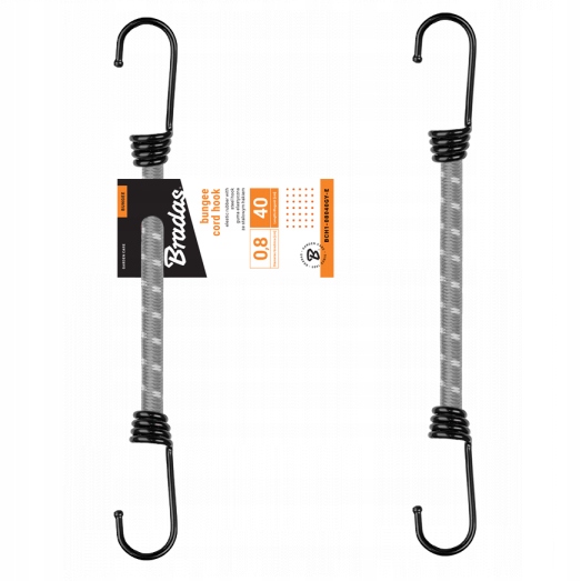 Guma Elastyczna z Hakiem 40cm BCH1-08040GY-E