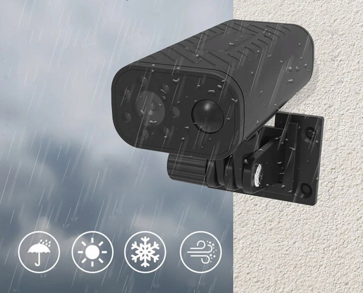 Mini kamera zewnętrzna wifi zdalny podgląd podczerwień 7 dni