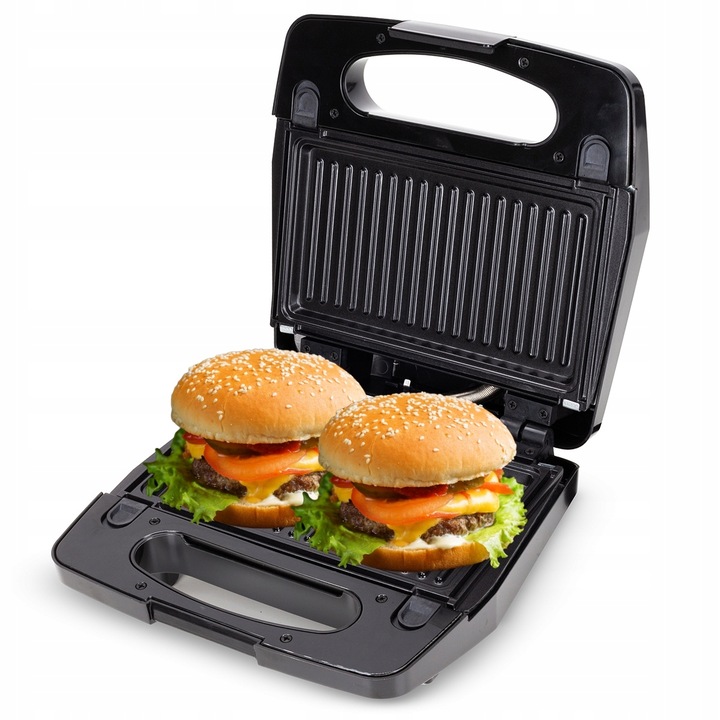 OPIEKACZ DO KANAPEK SANDWICH GRILL ELEKTRYCZNY GOFROWNICA 3-w-1
