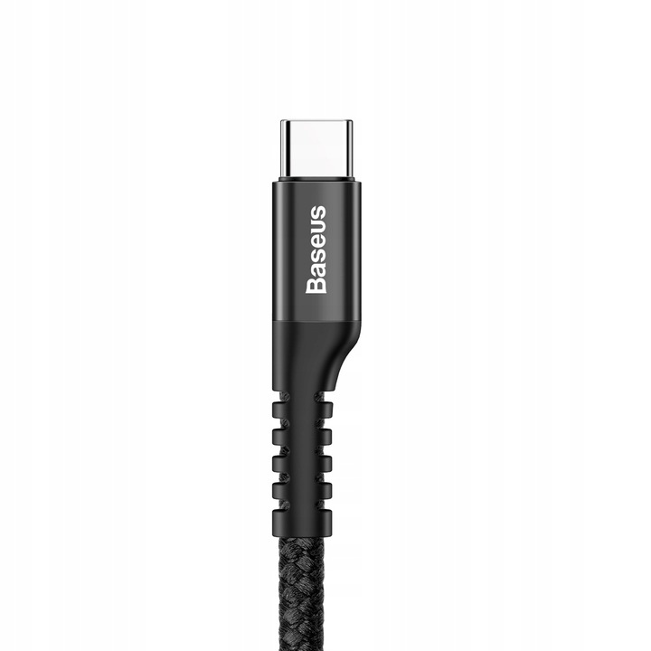 BASEUS MOCNY KABEL SPIRALNY SPRĘŻYNKA USB USB-C TYP-C PRZEWÓD OPLOT 2A 1M
