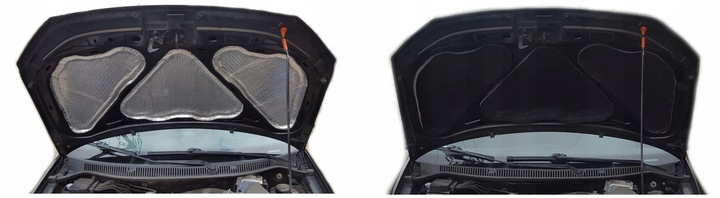 MATA PIANKA WYGŁUSZAJĄCA MASKI silnika HAŁAS 10mm komora gąbka z klejem