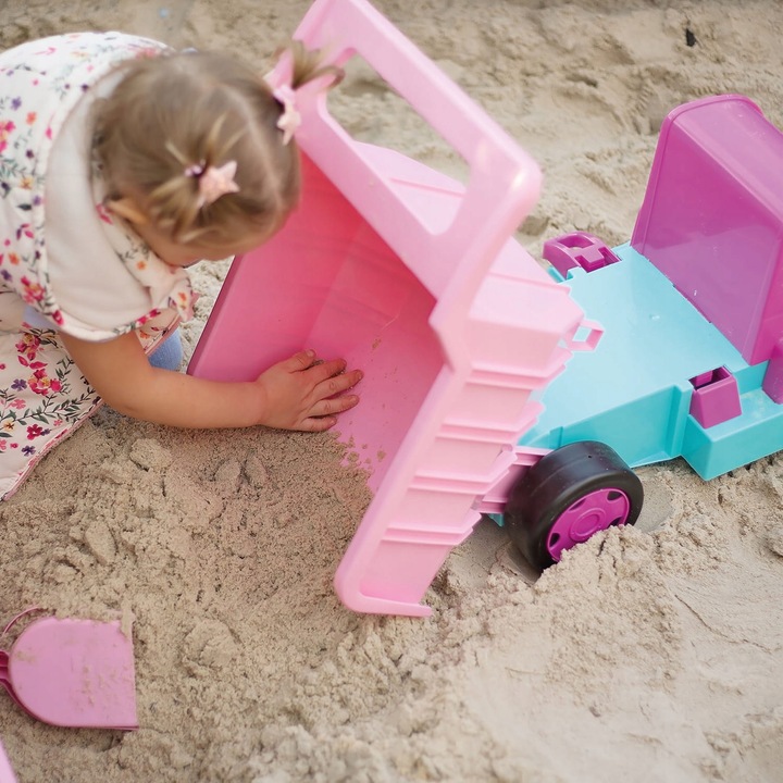 Gigant Wywrotka Różowa - Duży Pojazd WADER dla Dzieci