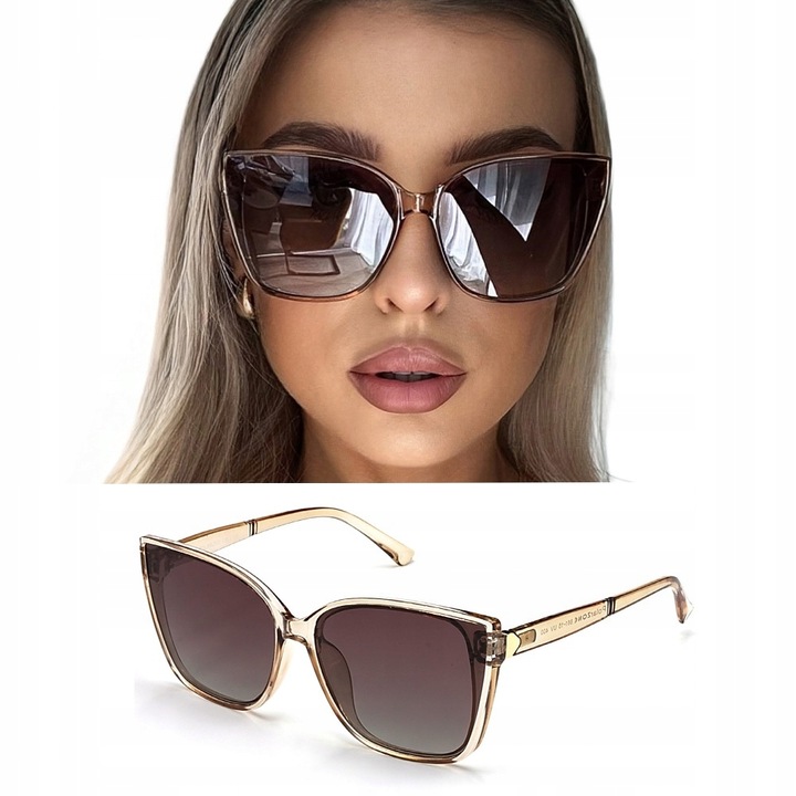 Okulary przeciwsłoneczne damskie polaryzacja uv400 oryginalne PolarZONE CE