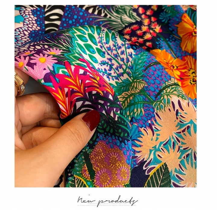 100% Czysty Jedwab Szalik Damski 53cm Kwadrat Wszechstronna Elegancja