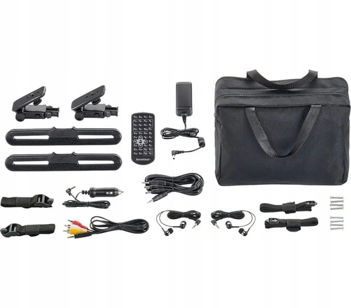 SILVERCREST SPDVD 1 A1 Monitory w zagłówkach przenośne zestaw USB DVD