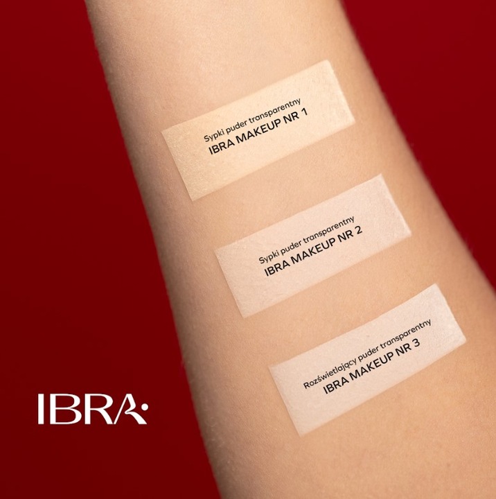 IBRA Makeup Sypki Puder Transparentny Glow nr 3