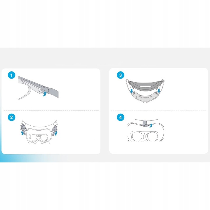 Pasek Odciążający BOBOVR M3 Pro Oculus Meta Quest 3/3s z Baterią Zasilaniem