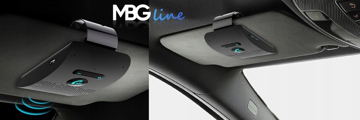 ZESTAW GŁOŚNOMÓWIĄCY PO POLSKU DO SAMOCHODU BEZPRZEWODOWY BLUETOOTH 5.0 B7R