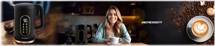 CZAJNIK ELEKTRYCZNY REGULACJA TEMPERATURY 2200W PANEL DOTYKOWY 1,7L