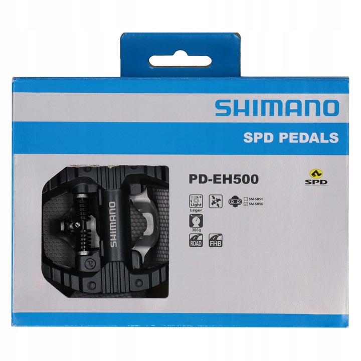 Pedały Shimano PD-EH500 SPD platformowe + bloki