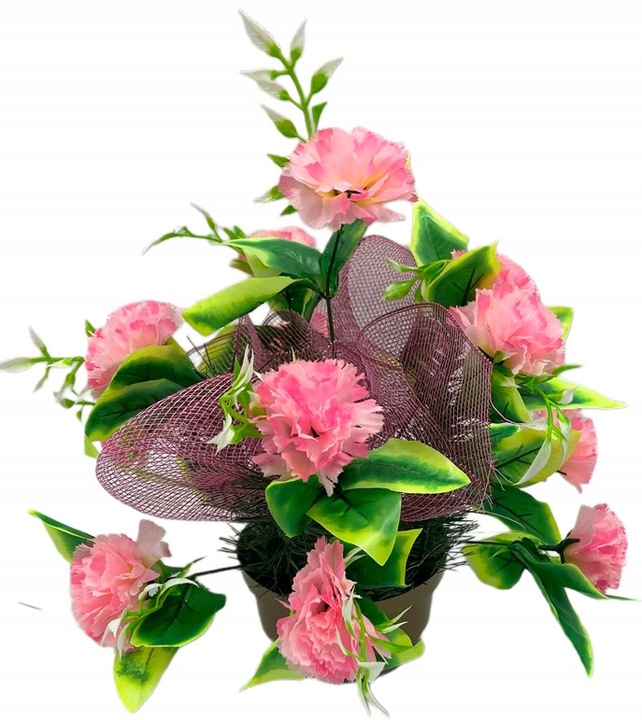 stroik na cmentarz grób kompozycja wiązanka pomnik