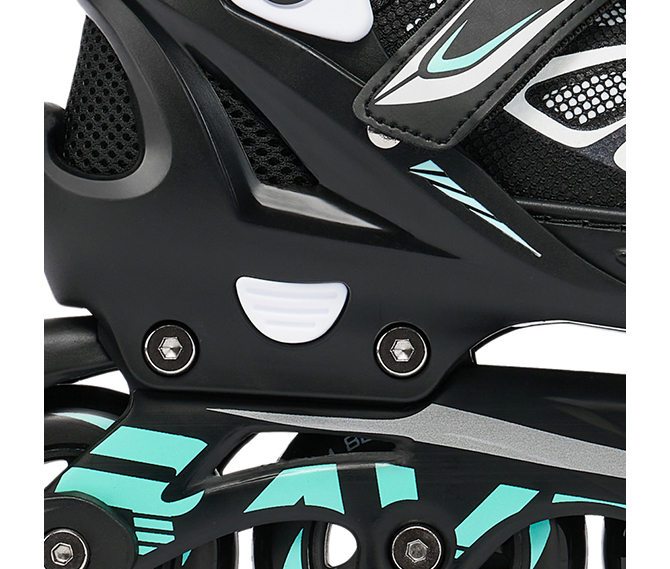 Rolki Regulowane RAVEN Advance Black/Mint 35-39