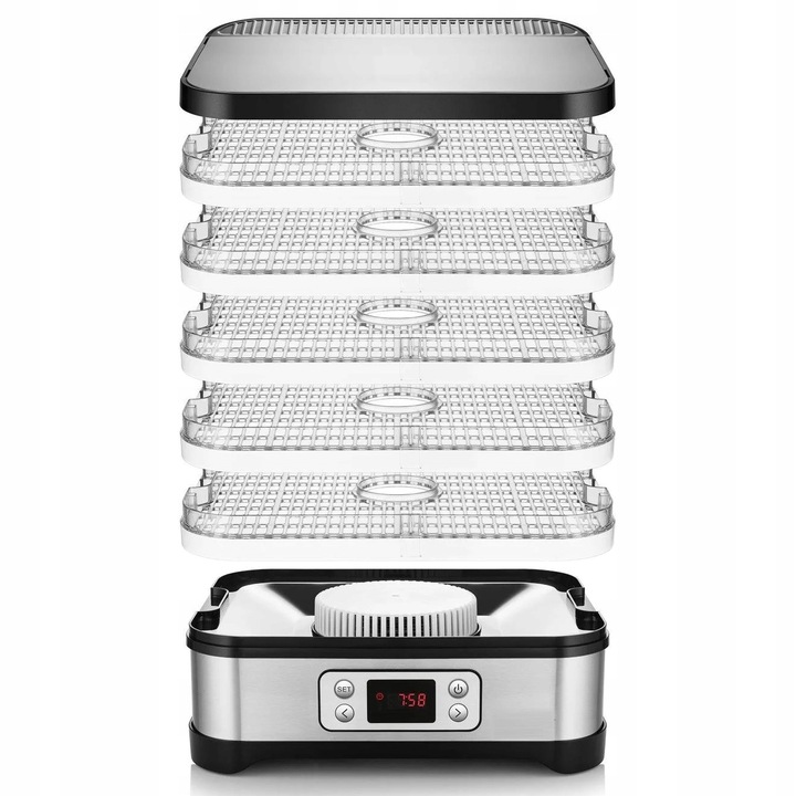 Suszarka do grzybów owoców warzyw DUŻA MOCNA 500W TERMOOBIEG REGULACJA