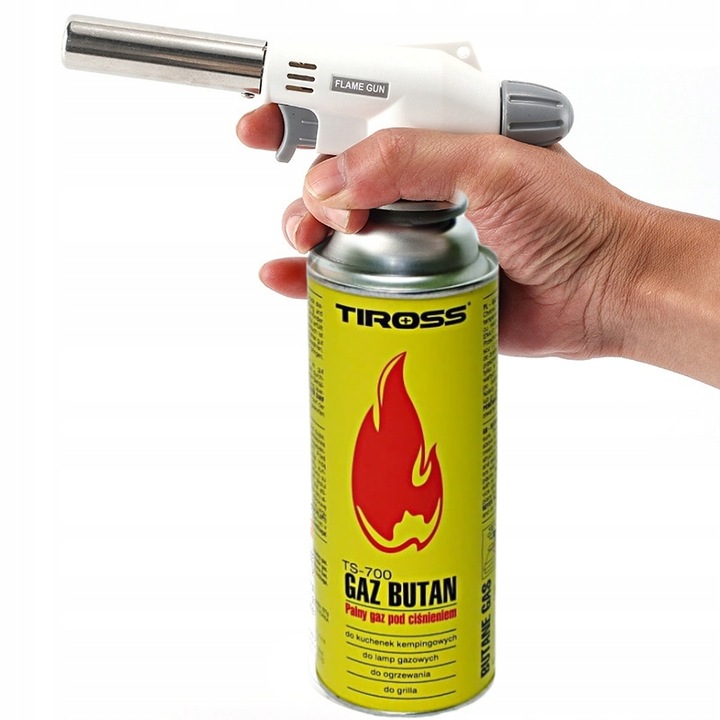 Palnik gazowy 1230 W + 6 × Kartusz gazowy 400 ml 227 g