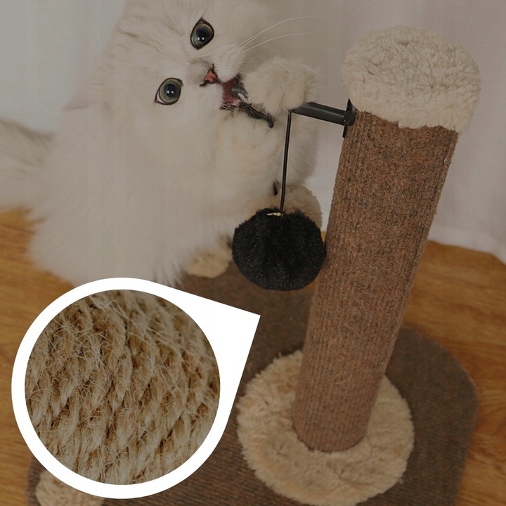 DRAPAK DLA KOTA DOMEK LEGOWISKO SŁUPEK + ZABAWKA