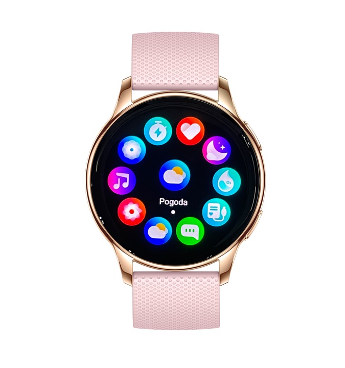 SMARTWATCH ZEGAREK DAMSKI ELEGANCKI ROZMOWY CIŚNIENIE MENU Polskie AMOLED