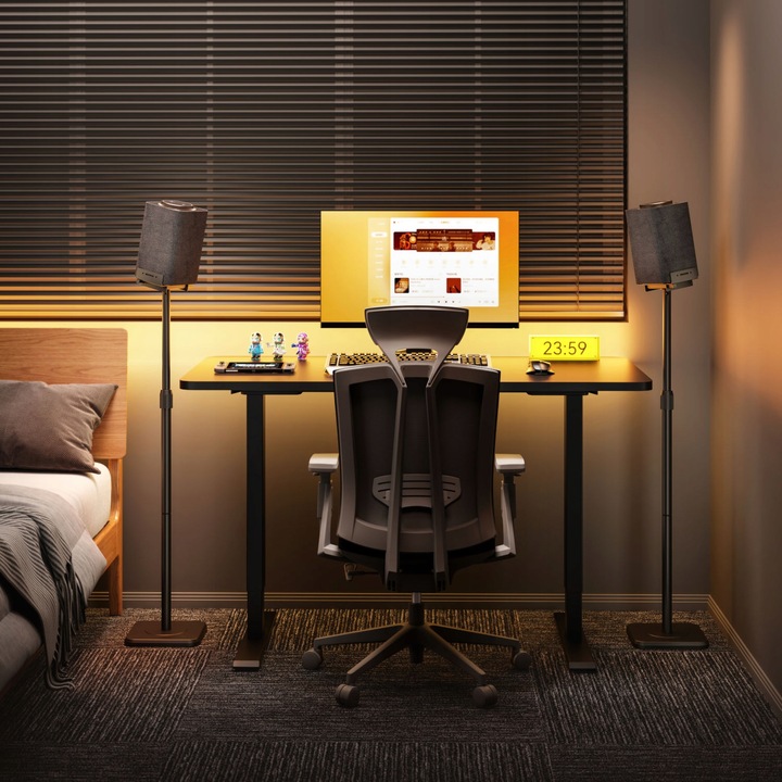 MOZOS MSS6-SET STOJAK POD GŁOŚNIK TELESKOPOWY 2 SZT KOLUMNOWE