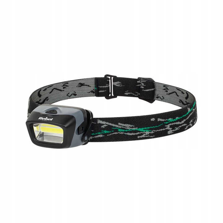 Profesjonalna Latarka Czołowa Rebel z 120 Lm LED COB 3 W zasięg 20 m