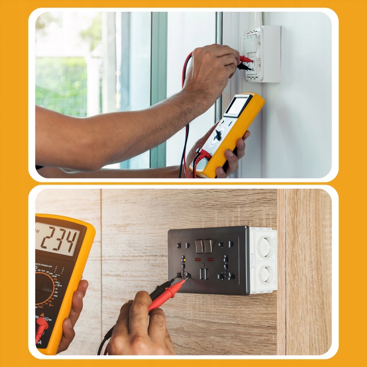 PROFESJONALNY MIERNIK PRĄDU DO MIERZENIA AMPEROMIERZ CYFROWY LCD UNIWERSALN