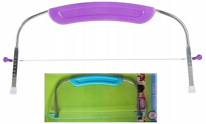 NÓŻ STRUNOWY DO CIĘCIA biszkoptu DEKORATOR DO CIAST tort STRUNA