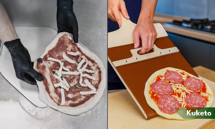 ŁOPATA DO PIZZY CHLEBA PRZESUWANA SZUFLA TACA PROFESJONALNA KWADRATOWA