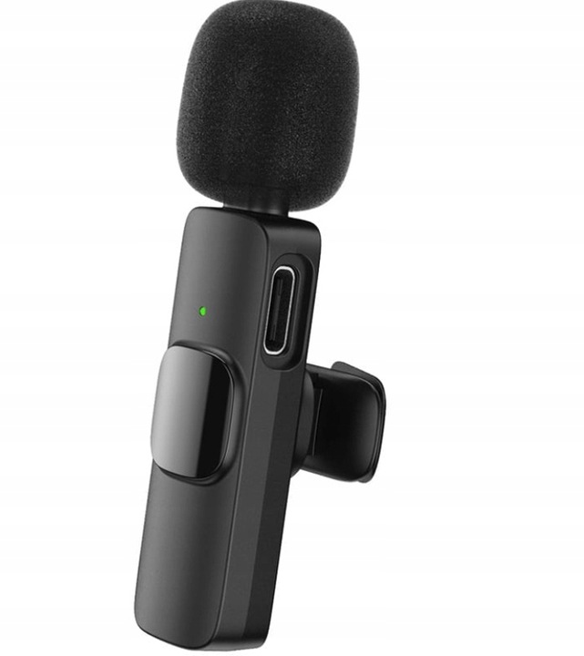 ZESTAW 2 MIKROFONÓW BEZPRZEWODOWY KRAWATOWY lightning na klips IPHONE