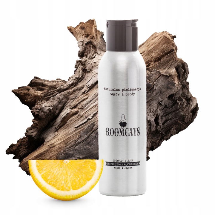 OLEJEK DO BRODY DO PIELĘGNACJI WĄSÓW ZAROSTU ROOMCAYS ZMIĘKCZAJĄCY 100 ml