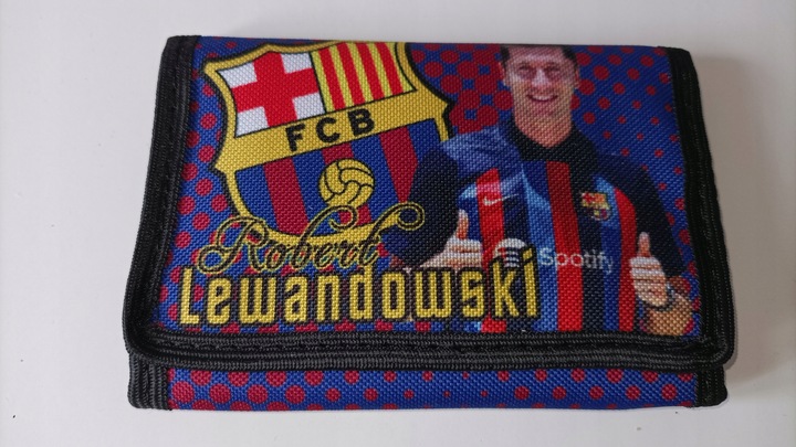 Saszetka Nerka + Portfel LEWANDOWSKI FC BARCELONA
