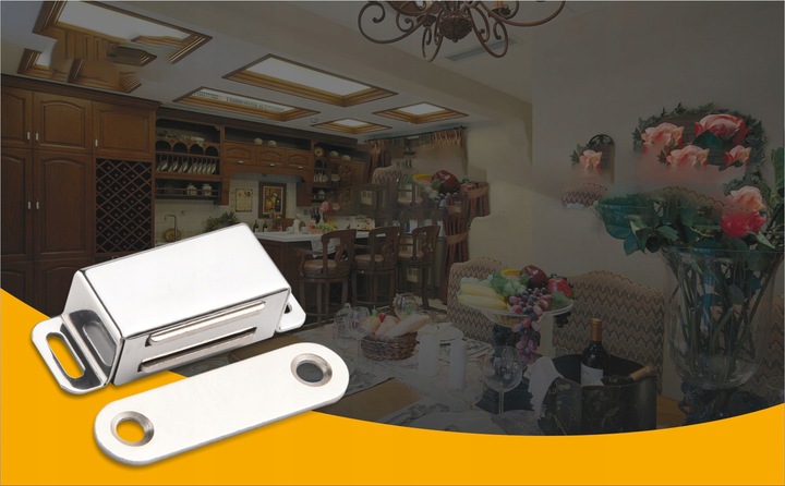 MAGNES DO DRZWI SZAFY PRZESUWNEJ MAGNES DO SZAFEK SZUFLAD KUCHENNYCH