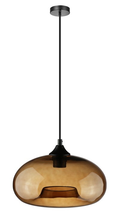 SZKLANA LAMPA SUFITOWA WISZĄCA ŻYRANDOL E27