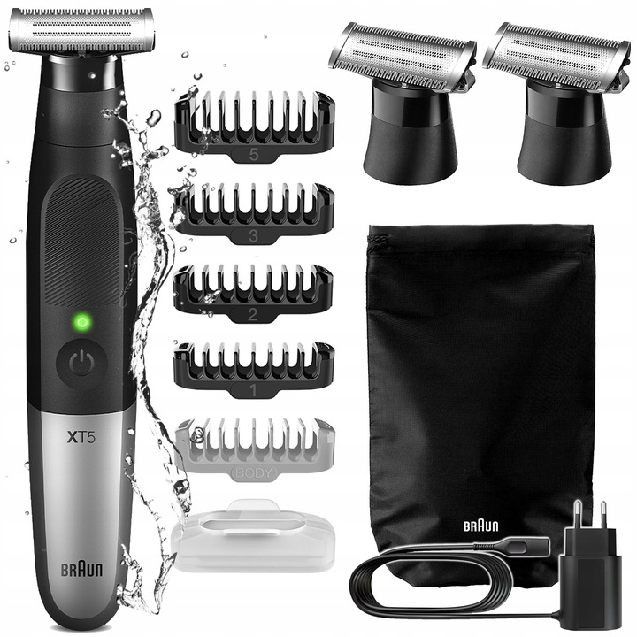 GOLARKA HYBRYDOWA TRYMER DO BRODY BRAUN 5 XT FLEX 4D 360° WET&DRY+ 2