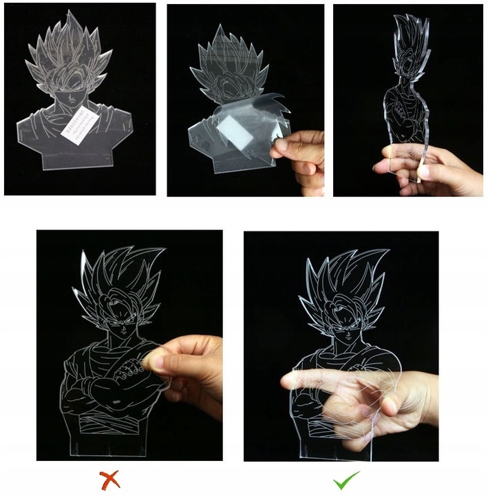 Lampka na biurko UV Statuetka Led Bajka Lilo i Stich Prezent dla Dziecka