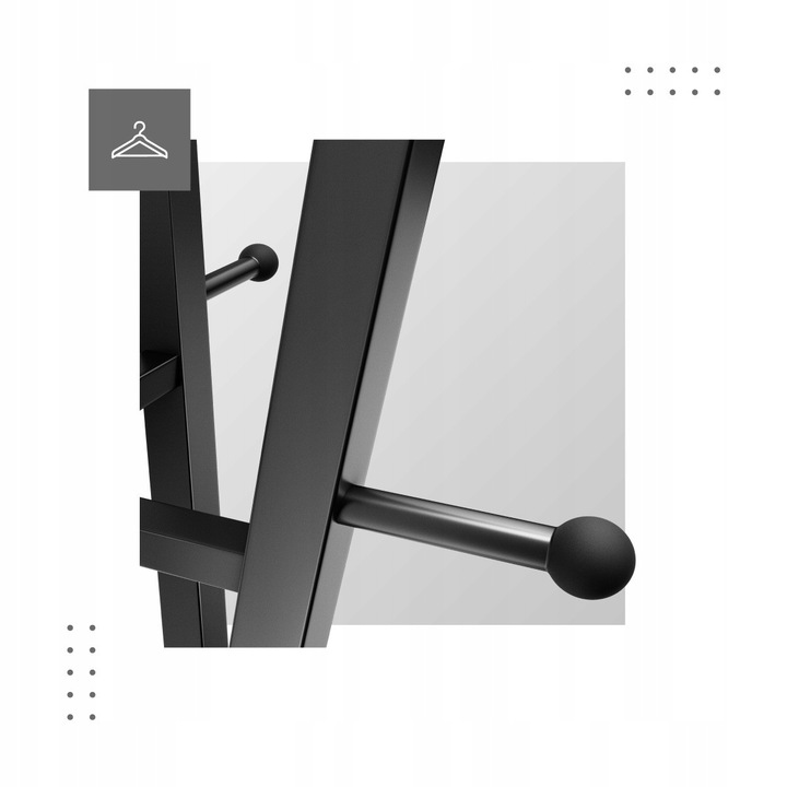 Stojak na ubrania MARK ADLER wieszak na odzież kurtki 12 haczyków