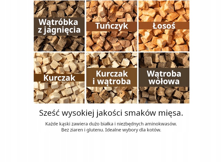 Liofilizowany KURCZAK Z WĄTRÓBKĄ smakołyki dla psa i kota 30g x 3