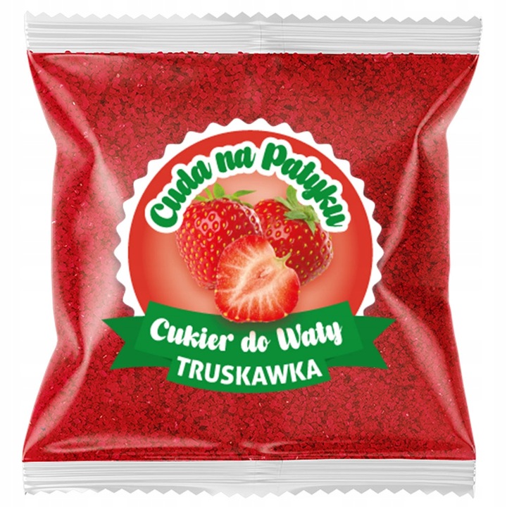 Cukier do Waty Cukrowej KOLOROWY Smakowy na Patyczki ZESTAW 8 x 100 g