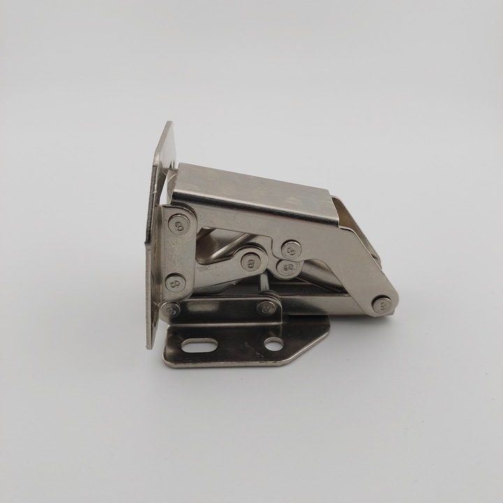 4x ZAWIAS MEBLOWY BEZPUSZKOWY DUŻY ZAWIAS NAKŁADANY ZAWIAS TŁOCZKOWY