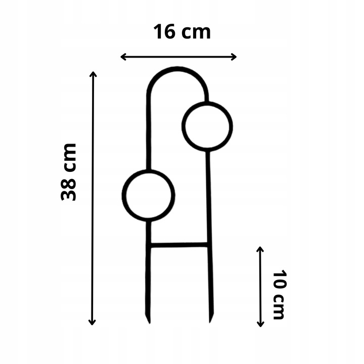 Podpora do Roślin Pnączy Podpórka Kwiatów Pnących Pergola Drabinka 38