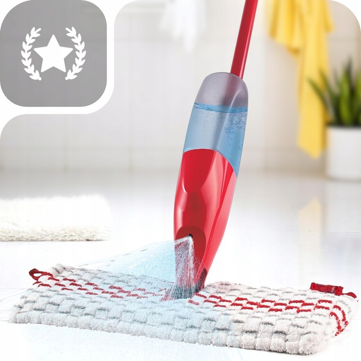 3X WKŁAD DO MOPA PŁASKIEGO Z SPRYSKIWACZEM NAKŁADKA MIKROFIBRY SPRAY VILEDA