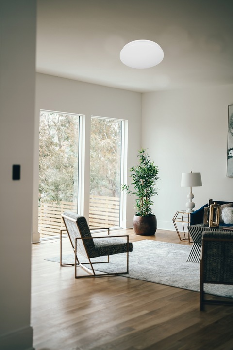 Panel LED plafon 32W natynkowy sufitowy okrągły z czujnik ruchu 37,5cm