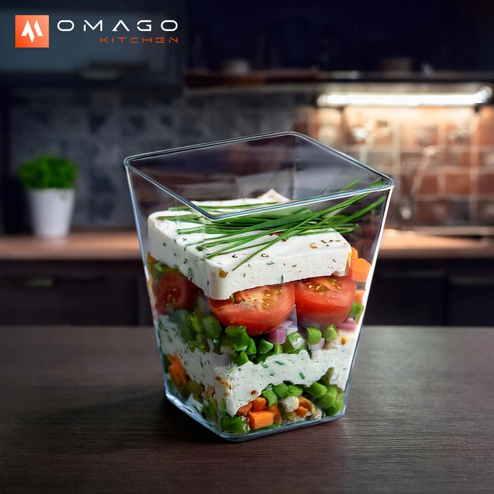 PUCHARKI do DESERÓW POJEMNIK NA ŻYWNOŚĆ na DESERY na DESERKI 24szt 150ml