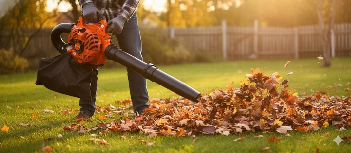 DMUCHAWA SPALINOWA DO LIŚCI ŚNIEGU ODKURZACZ OGRODOWA Z ROZDRABNIACZEM