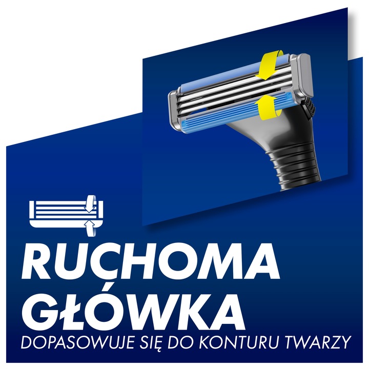 Gillette Blue 3 sensor wkłady ostrza 8 szt