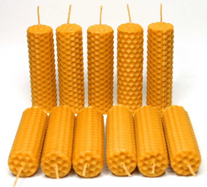 NATURALNA ŚWIECA ŚWIECZKA Z WOSKU PSZCZELEGO 100% WOSK PSZCZELI 11