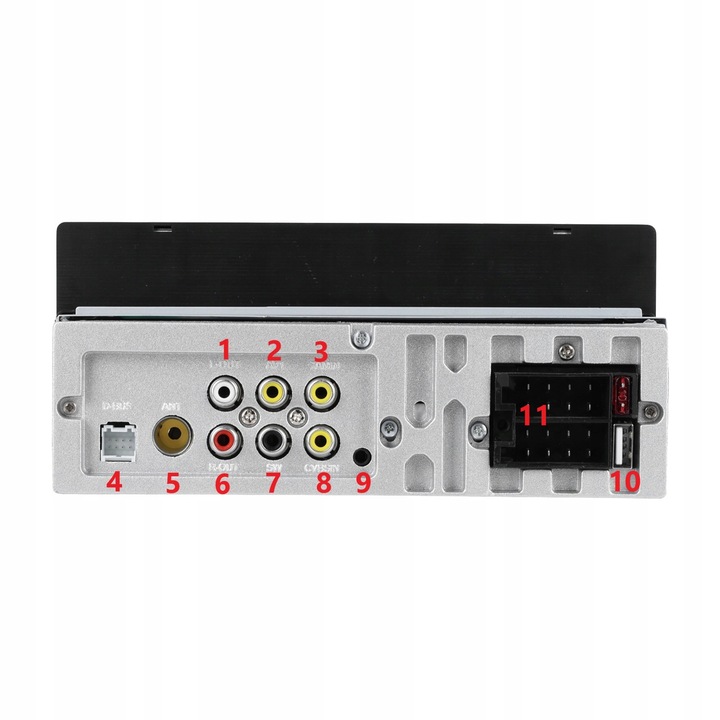 RADIO SAMOCHODOWE 1 DIN BEZPRZEWODOWY CARPLAY ANDROID AUTO MIRROR LINK