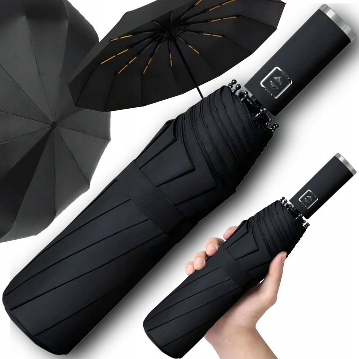 DUŻY PARASOL XXL SKŁADANY AUTOMAT PARASOLKA WODOODPORNA