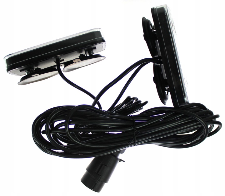 LAMPY TYLNE LED DIODOWE NA MAGNES PRZYCZEPY 7,5m