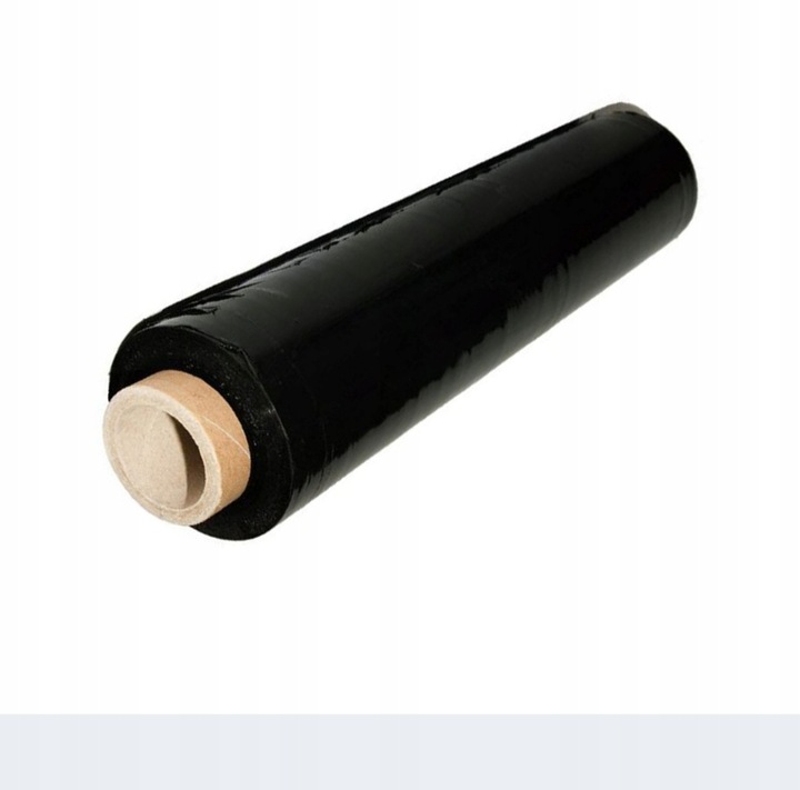 STRECZ folia 3kg CZARNA 2,7kg netto folii 23mic x1