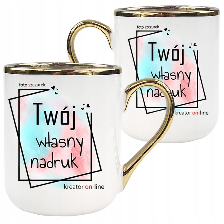 KUBEK Z TWOIM WŁASNYM NADRUKIEM FOTO ZDJĘCIEM NAPISEM LOGO NA PREZENT