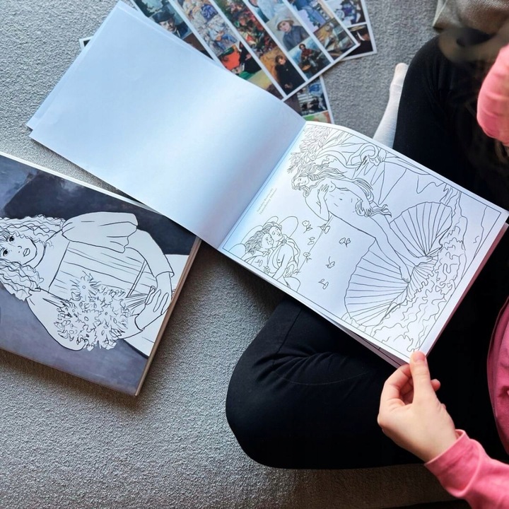 Teczka pełna kolorowanek - 90 obrazów mistrzów! POLSKI PRODUKT