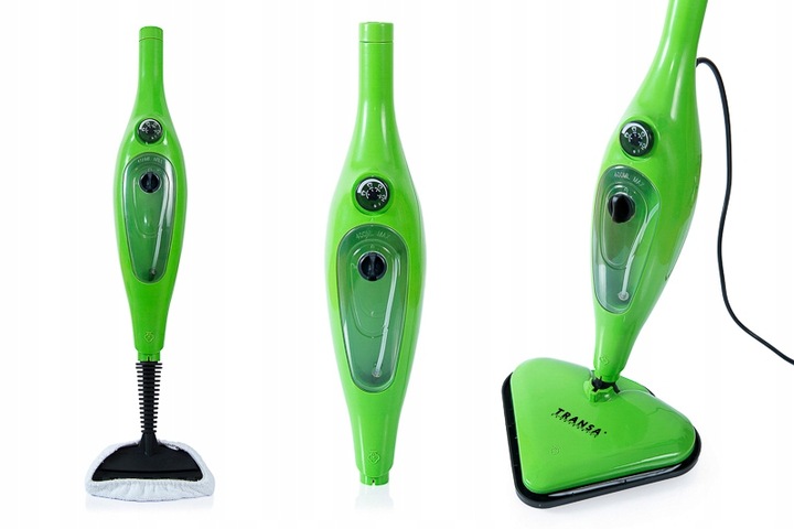 Mop Parowy WIELOFUNKCYJNY 12 końcówek 4,2 BAR Transa Electronics 2000W